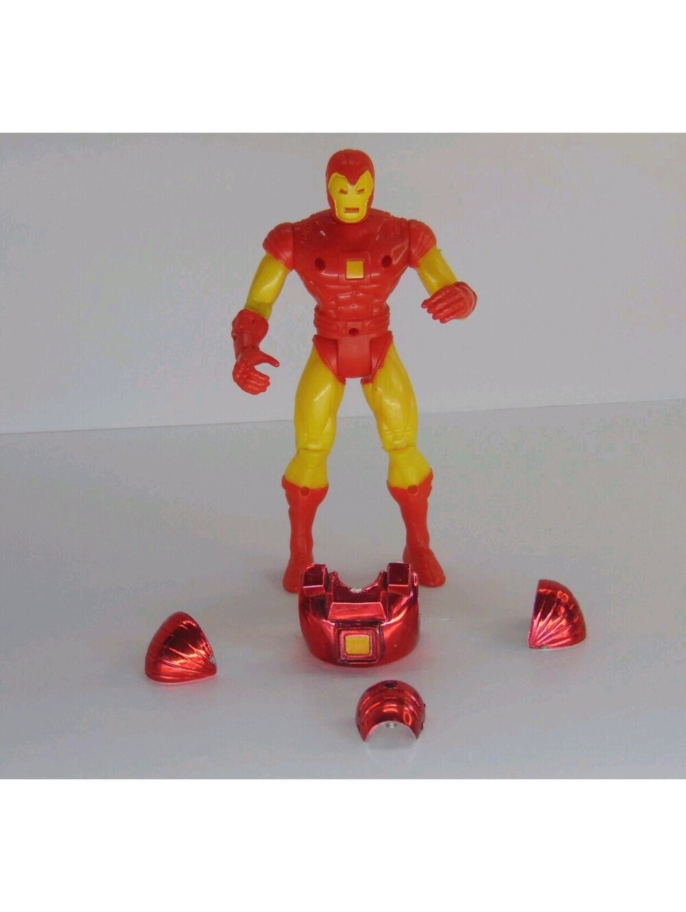 1995 IRON MAN SPACE ARMOR 5" Action Figure VTG 1995 Marvel Toy Biz